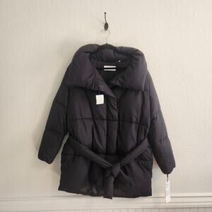 Calvin Klien Women's Size Medium Puffer Jacket Black New‎ with Tags